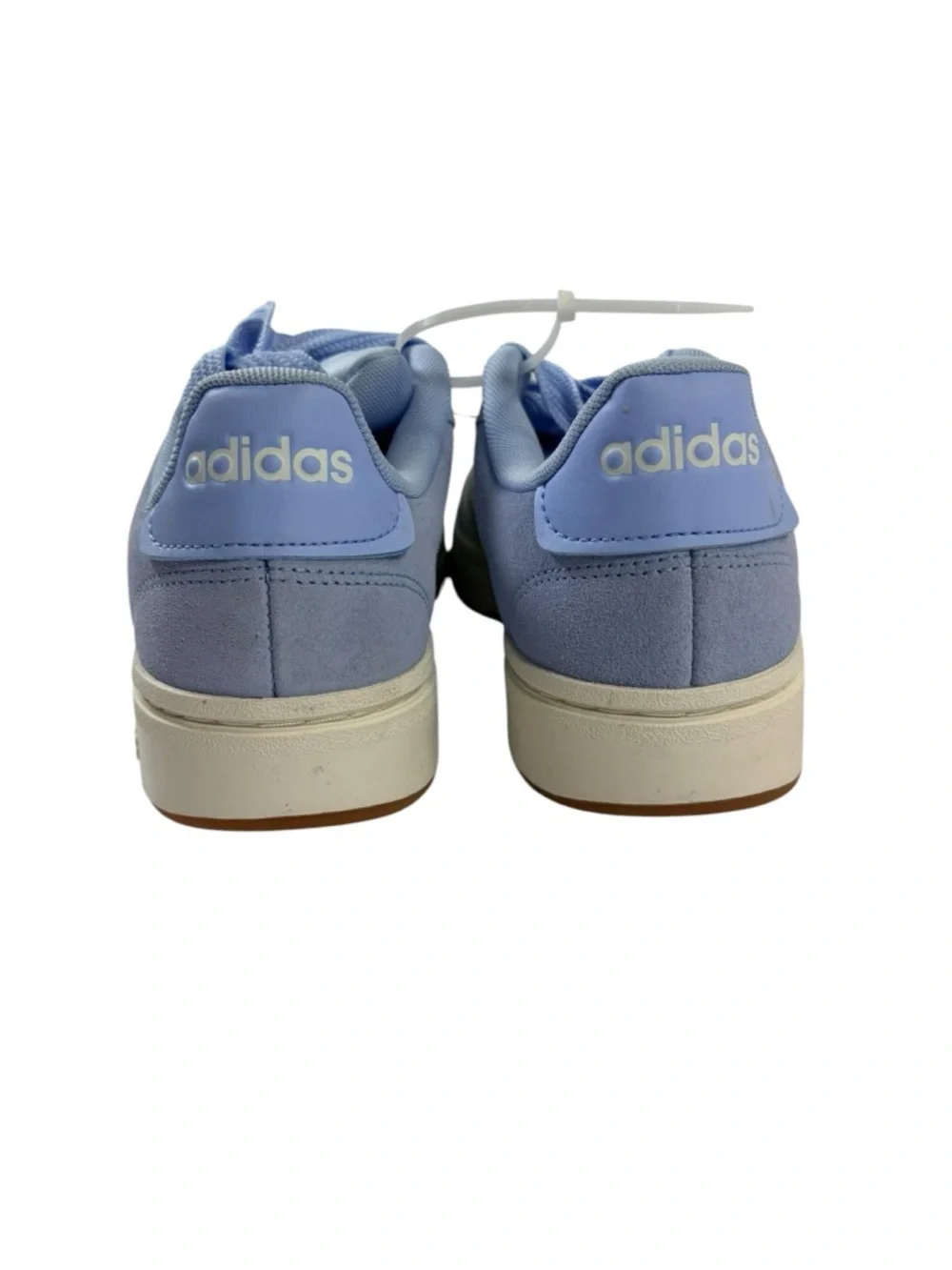 Adidas Grand Court Alpha 0 NWT Blue Suede Sneakers Women’s Size 8.5 Casual Shoes - Picture 3 of 10